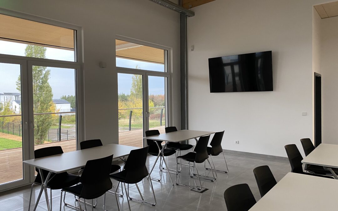 Finale Phase beim Bau der Agora Akademie